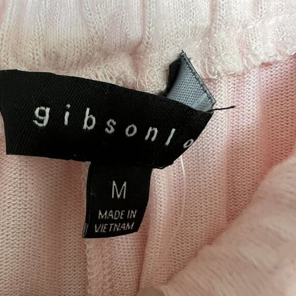 𝅺GIBSONLOOK fleece Joggers paperbag pants pink MEDIUM Cozy Pockets NEW - Picture 8 of 8